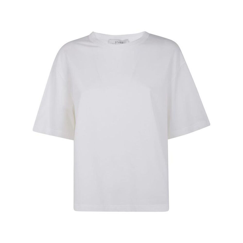 STUDIO NICHOLSON Oversized Cotton T-Shirt Women WHITE T-Shirts & Tops